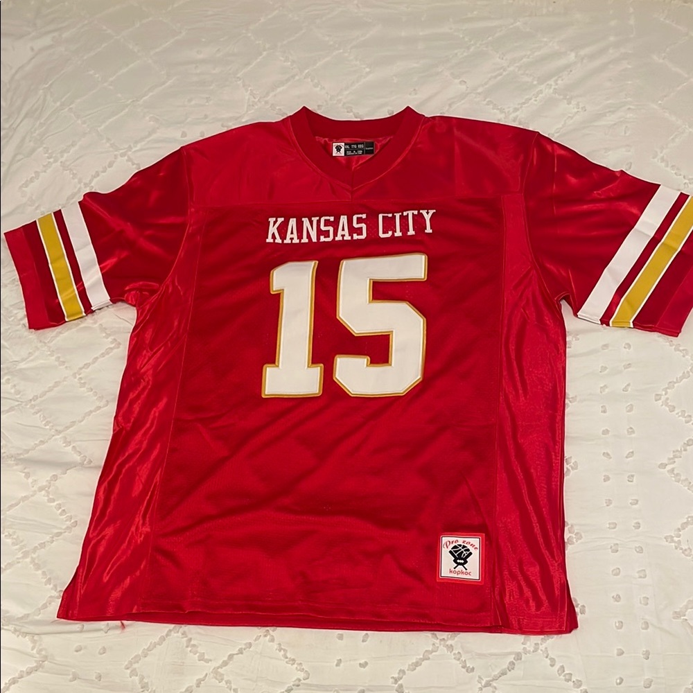 Kansas City Chiefs Mahomes 15 Red Jersey new